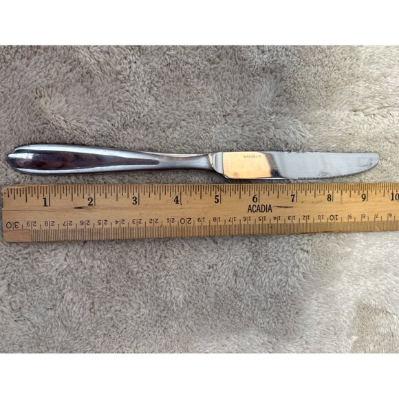 Oneida Mooncrest Stainless Steel Dinner Butter Knives Set Of 4 9.25" - Picture 6 of 7